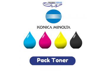 Pack Toner Konica-Minolta TN-324 , 4 couleurs