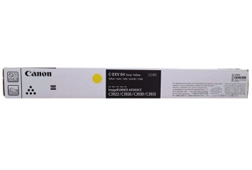 Cartouche de toner de marque Canon CEXV 64 Jaune/Yellow 5756C002