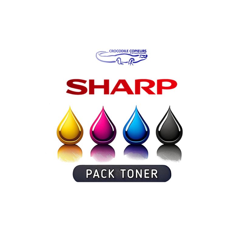 Pack Toner Sharp BPGT70 | 4 couleurs