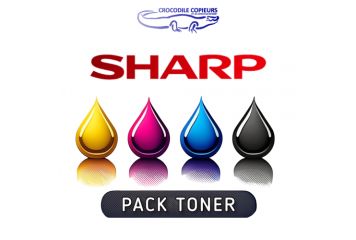 Pack Toner Sharp BPGT70 | 4 couleurs