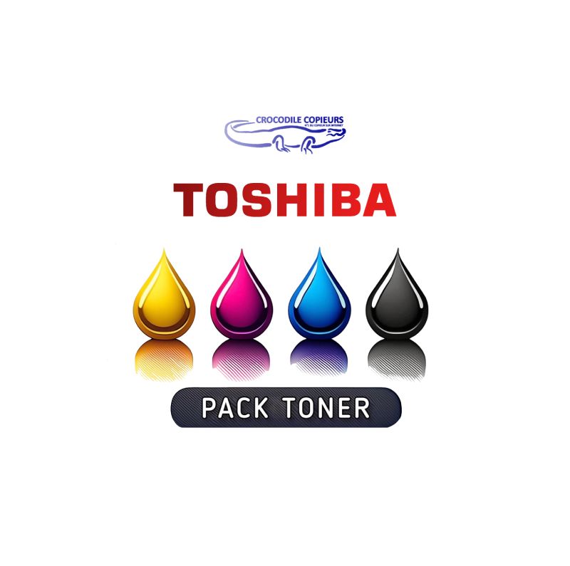 Pack Toner Toshiba T-FC25 , 4 couleurs