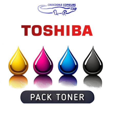 Pack Toner Toshiba T-FC25 , 4 couleurs