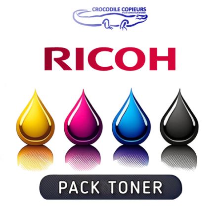 Pack Toner Ricoh MP C3000 , 4 couleurs
