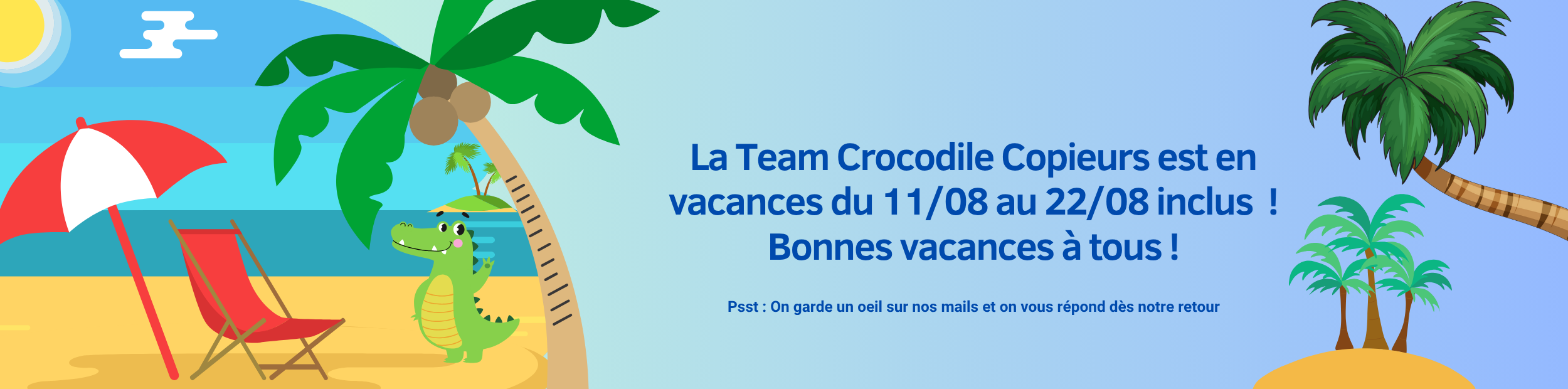 Vacances crocodile